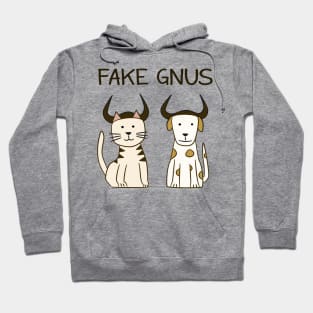 Fake Gnus: Cat & Dog Edition Hoodie